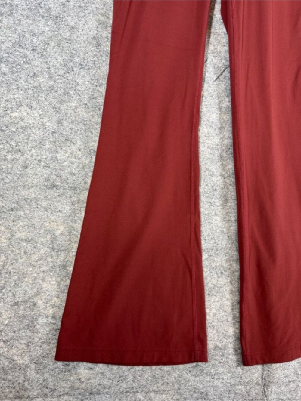 Lululemon Groove Super High Rise Flared Leg Pants Burgundy Size 8 Yoga Pants Gym - Picture 5 of 14
